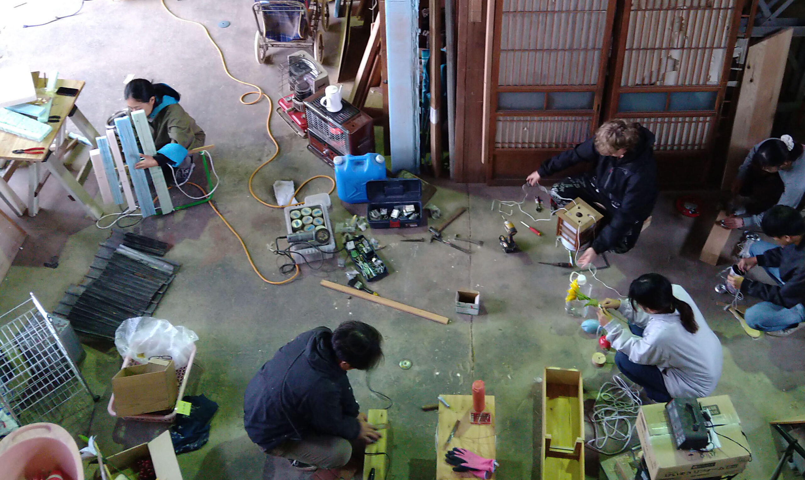 アートの種まきプロジェクト　鳥取県立美術館オープニング直前トーク#0２　モリテツヤ×小橋俊哉×宮原翔太郎「手を動かす！」＆ロゴプリントワークショップ