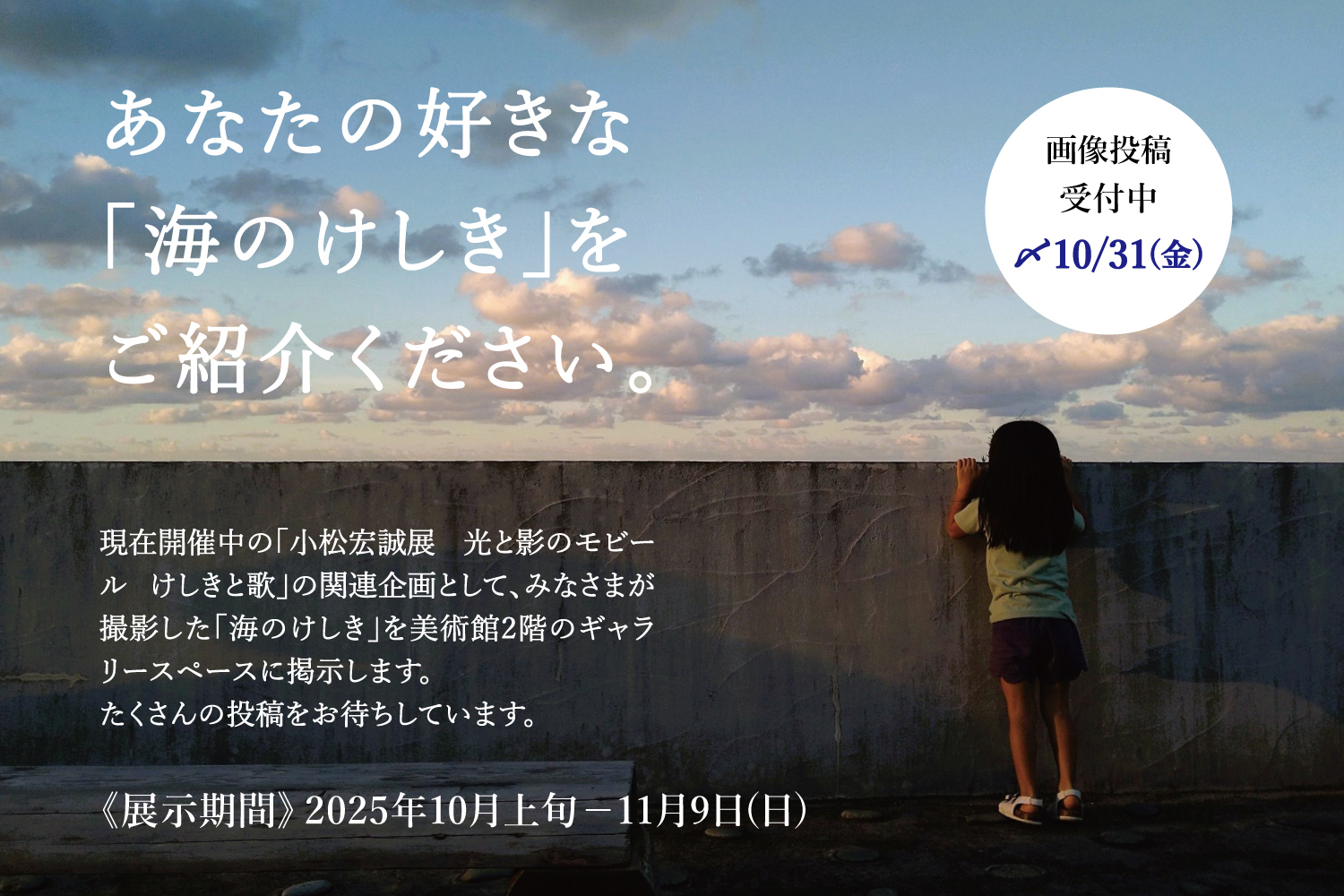 小松宏誠展関連 ギャラリー展示企画「海のけしき」掲示板 ＠TMOAギャラリー